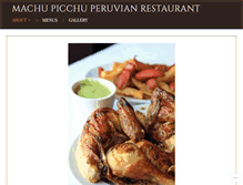 Tablet Screenshot of machupicchurest.com